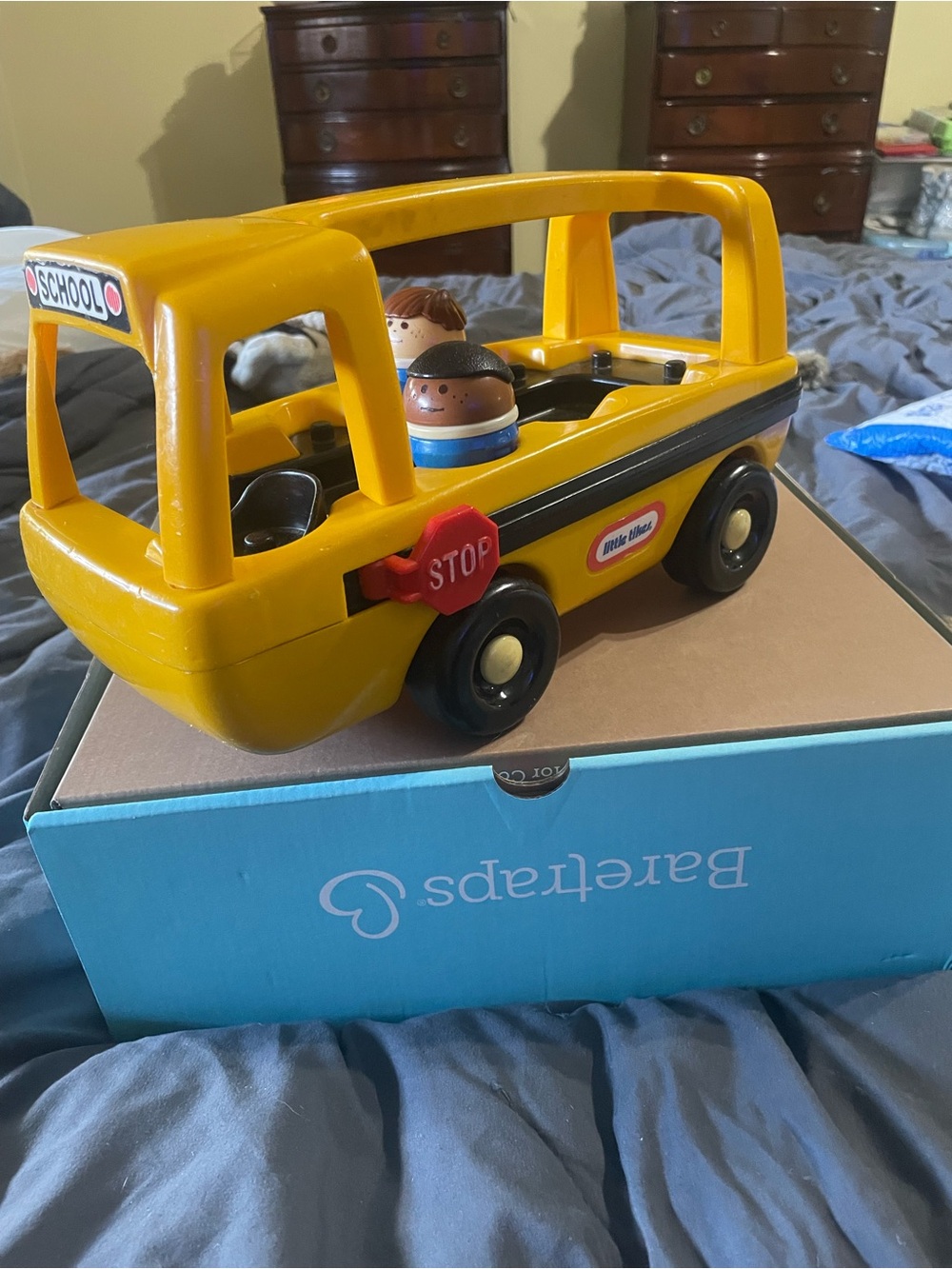 Classic Little TikesYellow School Bus Toy with Removable Figures